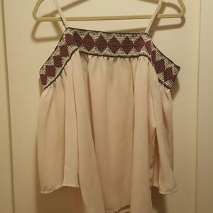 Off the shoulder blouse